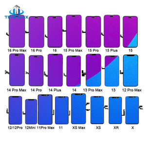 Afficheur <span class=keywords><strong>LCD</strong></span> cho Iphone 15 14 14pro 13 13Pro 12 11 Pro Max GX Incell Màn hình hiển thị ban đầu thay thế với <span class=keywords><strong>bezel</strong></span> trở lại - Product Image 1