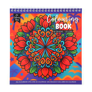 Libro <span class=keywords><strong>para</strong></span> <span class=keywords><strong>Colorear</strong></span> Antiestrés <span class=keywords><strong>para</strong></span> Niños y Adultos, Páginas Cuadradas Desprendibles, Diseño Transfronterizo <span class=keywords><strong>para</strong></span> Meditación, Creatividad e Imaginación - Product Image 4