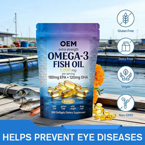 น้ำมันปลาแบบซอฟต์เจล อุดมด้วย EPA และ DHA บำรุงร่างกายทุกวัน ดูแลสมอง สายตา และหัวใจ ง่ายต่อการกลืน รับผลิตแบบ OEM แบรนด์ส่วนตัว - Product Image 5