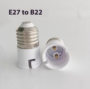 <span class=keywords><strong>Adaptateur</strong></span> de base à vis en plastique B22 vers E27 <span class=keywords><strong>E14</strong></span> vers E27 et E40 vers E27 Extension de convertisseur à baïonnette pour lampes - Product Image 3