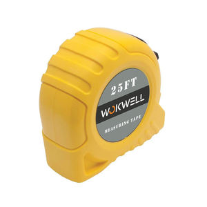 Ruban à mesurer rétractable ABS avec logo personnalisé Boîtier revêtu de caoutchouc antichoc pour les mesures impériales et métriques Ruban numérique - Product Image 2