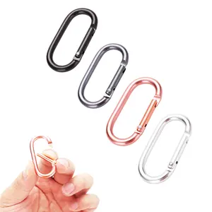 Móc Khóa Carabiner Hình Chữ O Bằng Nhôm Kim Loại