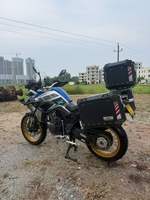 Moto tout-terrain 500cc double usage avec roues à rayons, pare-brise, pour longues distances, route et tout-terrain, 80 km/h+, approvisionnement en gros