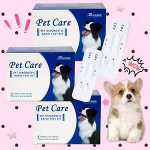 CDV CPV FPV fiv <span class=keywords><strong>felv</strong></span> feline <span class=keywords><strong>felv</strong></span> <span class=keywords><strong>AG</strong></span> leukemia panleukopenia canine Antigen Antigen parvo distemper Corona ชุดทดสอบอย่างรวดเร็ว - Product Image 3