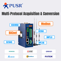 Passerelle industrielle LoRaWAN PUSR SX1302 avec NS Edge Computing intégré, 4G, WiFi6, Ethernet, RS485, RS232, Modbus, BACnet - USR-LG270