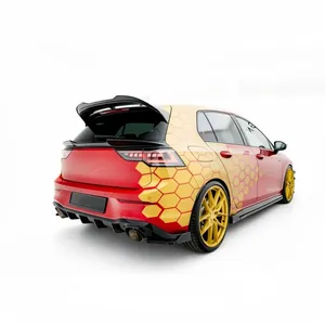 Aileron arrière central style ClubSport pour coffre de voiture Golf 8 MK8 GTD GTE R-Line R 2019-2024 - Kit carrosserie tuning - Product Image 2