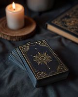 Prix imbattable, impression personnalisée, jeu de cartes Oracle en papier doré, cartes de tarot de haute qualité avec boîte magnétique