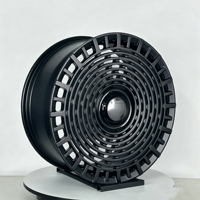 Nouvelles jantes en alliage d'aluminium forgé 18-24 pouces 5x112 5x120 6x139.7 Design en maille noire Adaptées pour Escalade GMC Yukon Chevy