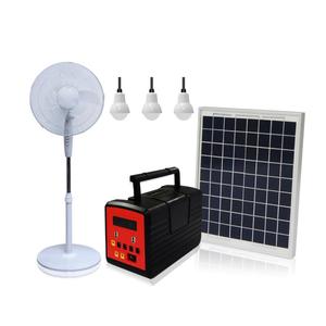 Kit de energía Solar portátil, sistema doméstico de 20 o 30W, con Radio FM integrada, para ver TV <span class=keywords><strong>y</strong></span> ventilador de CC - Product Image 4