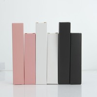 Tubes de brillant à lèvres classiques les plus vendus dans un emballage rose blanc et noir Boîtes vides Tubes de rouge à lèvres cosmétiques Boîtes en papier