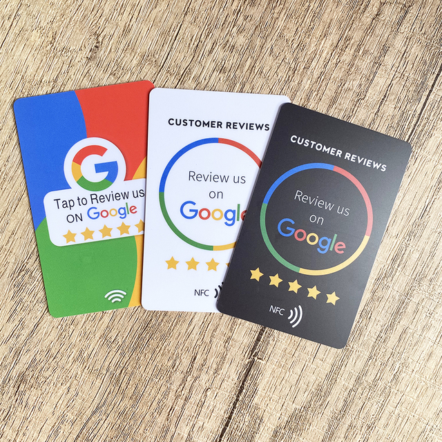 High Quality Programmable Google Reviews Nfc Card Google Review Google Contctless Review Card