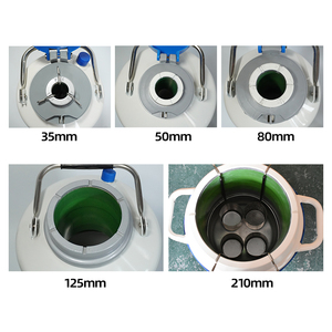 Achat en gros YDS-10-50 Réservoir de nitrogène <span class=keywords><strong>liquide</strong></span> sous vide en alliage d'aluminium de 10 L pour le stockage des cellules souches - Product Image 5