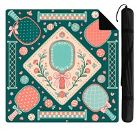 Nouveau design moderne, tapis de jeu de mahjong silencieux, taille poker, multifonction, tapis de table de mahjong colorés