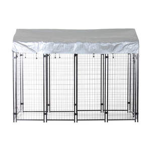 Moderna cuccia per cani all'aperto resistente gabbia per cani Pet casa recinzione in acciaio zincato cane Playpen cucciolo penna penna esercizio - Product Image 1
