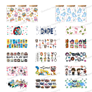 Autocollant de dessin animé personnalisé UV DTF prêt à transférer pour 20 oz 16oz tasses tasses gobelets autocollants lavables de Noël - Product Image 3
