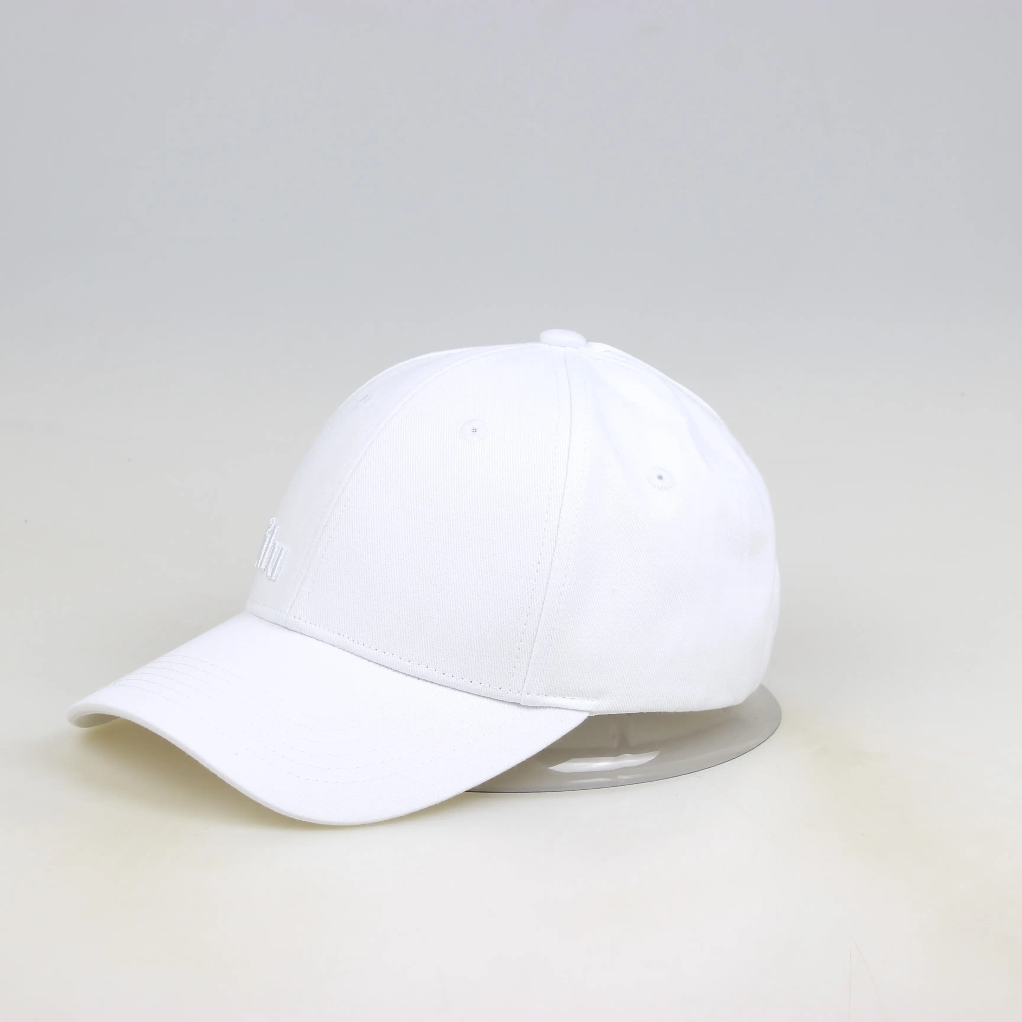 Einfache leere Baseball kappe Golf Running Sport Cap Hut benutzer definierte 3D-Stickerei Logo mit geschlossenem Rücken für Unisex