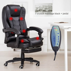 BGY-39 पु चमड़े कुंडा कार्यकारी कार्यालय की कुर्सी कार्यालय फर्नीचर के लिए Ergonomically आरामदायक मालिश समारोह