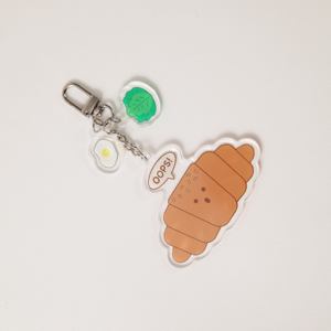 Porte-clés design personnalisé en acrylique mignon et brillant Accessoires en acrylique Porte-clés en plastique Porte-clés en acrylique personnalisé - Product Image 5