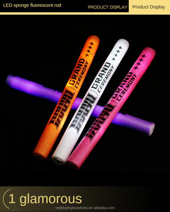 Forniture per feste personalizzate al neon lampeggiante bianco a led in schiuma di schiuma a led illuminano bastoncini luminosi di natale halloween - Product Image 4