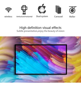 Thương mại kỹ thuật số Áp phích quảng cáo hiển thị siêu mỏng độ sáng cao tầng đứng 43 inch cửa sổ cửa hàng tàu điện ngầm thương mại - Product Image 2