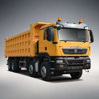 Nouveau Camion Benne Howo 2026 à Vendre, Camion Benne Basculante d'Occasion 12 Roues 8x4 375ch 7.6m