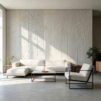 Table à scier MCM pour placage de pierre, panneau mural flexible 3D en relief, moderne, ignifuge, texture travertin naturel pour intérieur