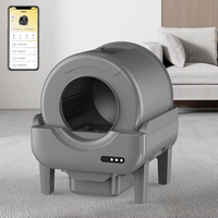 Nettoyage automatique en un clic Boîte à litière électrique intelligente pour chat Nouvelle fonctionnalité anti-éclaboussures Vente en gros