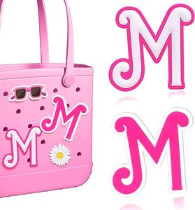 Charms Custom Mom Life Alphabet Letter Charm <strong>Accessories</strong> for Eva <strong>Beach</strong> Bag Waterproof EVA Material Outdoor Use Tote Bag - Product Image 1