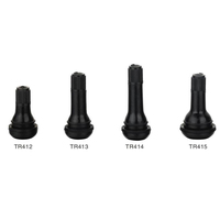 PCS bouchons de tige de valve de pneu de voiture en caoutchouc Tr414 tige de valve de pneu en laiton TPMS Tr413