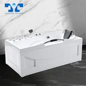 التكنولوجيا الجديدة الأبيض رخيصة دوامة حوض تدليك وظيفة حوض الاستحمام الاكريليك السعر