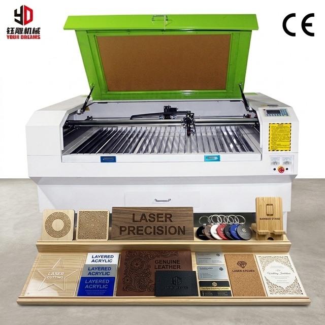 Desktop Laser Engraving Machine - Multi-Function CNC Engraver for Advertising & Acrylic/Wood/Leather Crafts