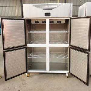 Matériel de réfrigération pour supermarché Réfrigérateur pour boissons froides Congélateur commercial à <span class=keywords><strong>porte</strong></span> en verre Réfrigérateur en acier inoxydable - Product Image 4