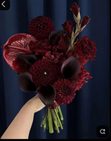 Bouquet de mariée artificiel fait main Anthurium Orchidée Renoncule Hortensia Fleur de main pour mariée Décoration événementielle photographie