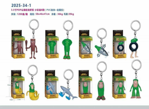 พวงกุญแจฟังโก้ พีวีซี 3 มิติ การ์ตูน ของสะสม ของขวัญ รุ่น 2025-34-1 - Product Image 1