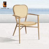 Nouveau design Mobilier de patio extérieur chaise de salle à manger Out Door Loisirs Pe Chaise en rotin