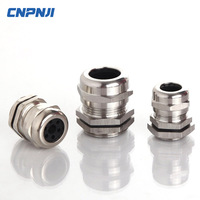 Glands de câble en acier inoxydable M20*1.5 304SS & 316SS étanches IP68, joint de câble métallique