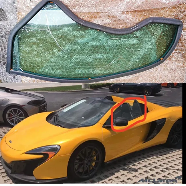 Accessoires automobiles Pare-brise de voiture Fenêtre en verre pour McLaren720 650 625