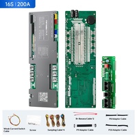 16S 48V 100A 150A 200A Smart BMS dengan Bluetooth RS485 CAN WiFi untuk Baterai LiFePO4 / Sodium Ion Sistem Penyimpanan Energi Rumah