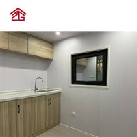 Apple Cabine Maison à vendre avec salle de bain Conteneur Maison Pliable Chambre Armoire de cuisine Allstar Acier Porte Portable Maison 20ft