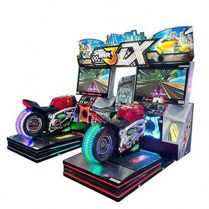 Simulateur de course professionnel VR, machine de jeu de conduite avec plateforme de mouvement, équipement d'arcade à triple écran, moto dynamique - Product Image 2