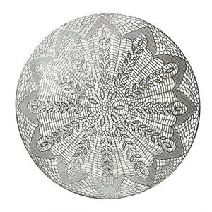 Easeful Venta Directa de Fábrica Personalizado Redondo Hueco Redondo Oro Antideslizante Mat Hogar Cocina Restaurante Pvc Mantel Individual Mesa de Comedor - Product Image 4