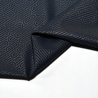 Tissu en cuir PU de qualité supérieure, écologique, simulant le grain de litchi, extensible, résistant à l'abrasion, pour vêtements