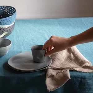 Custom Solid Color <b>Linen</b> Kitchen <b>Table</b> <b>Cloth</b> Runner Luxury Fabric Wholesale Custom Size 100% <b>Linen</b> Tablecloths Wedding for Hotel - Product Image 5