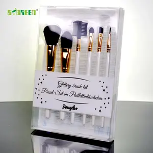 Kosmetische klare Verpackung klarer Verpackungs zylinder Box für Make-up Pinsel