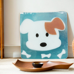 Barra de jabón orgánica hecha a mano para perros, regalo para niños, jabón de leche, venta al por mayor, jabón de proceso en frío Natural, 100g - Product Image 3