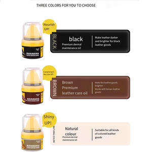 उच्च गुणवत्ता वाले ठोस चमड़े के जूते के मोम रंगहीन सार्वभौमिक शाइन उन्नत लांगोलिन चमड़े को पोषण जूते पॉलिश क्रीम - Product Image 6