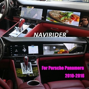 เครื่องเล่นมัลติมีเดีย Panamera 970 ปี 2010-2016 อัพเกรดหน้าปัดรถยนต์ จอแสดงผลคู่ ระบบนำทางแบบอินเทอร์แอคทีฟ CarPlay GPS USB Android 15 Head 1 - Product Image 1