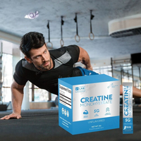 Agelwell – Échantillon Gratuit de Créatine en Poudre pour le Renforcement Musculaire et l'Énergie (Votre Logo) – Sans Avis – Échantillon de Soutien