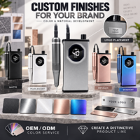 Machine à ongles portable rechargeable OEM avec logo personnalisé pour les acheteurs en gros