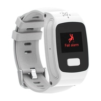 Reloj Inteligente 4G con GPS para Personas Mayores, Monitor de Ritmo Cardíaco, Acelerómetro, Seguimiento de Actividad Física, Alerta de Geocerca, Resistente al Agua IP67, Correa de Goma, 4 Días de Autonomía